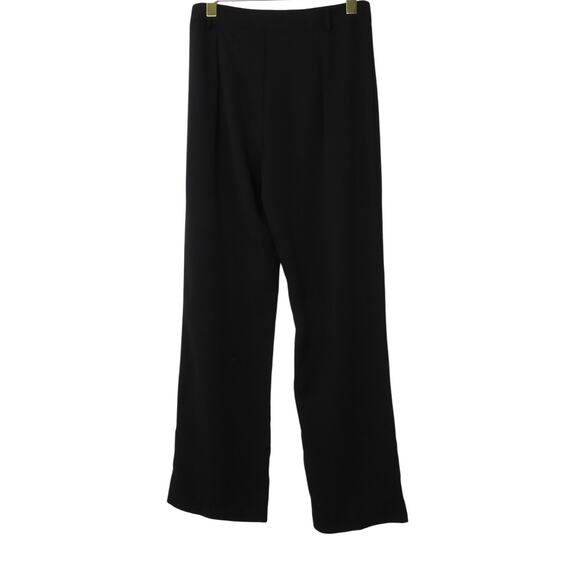 Shein Essnce Black High Rise Wide Leg Trousers Dress Pants Medium High Waist - Picture 4 of 7